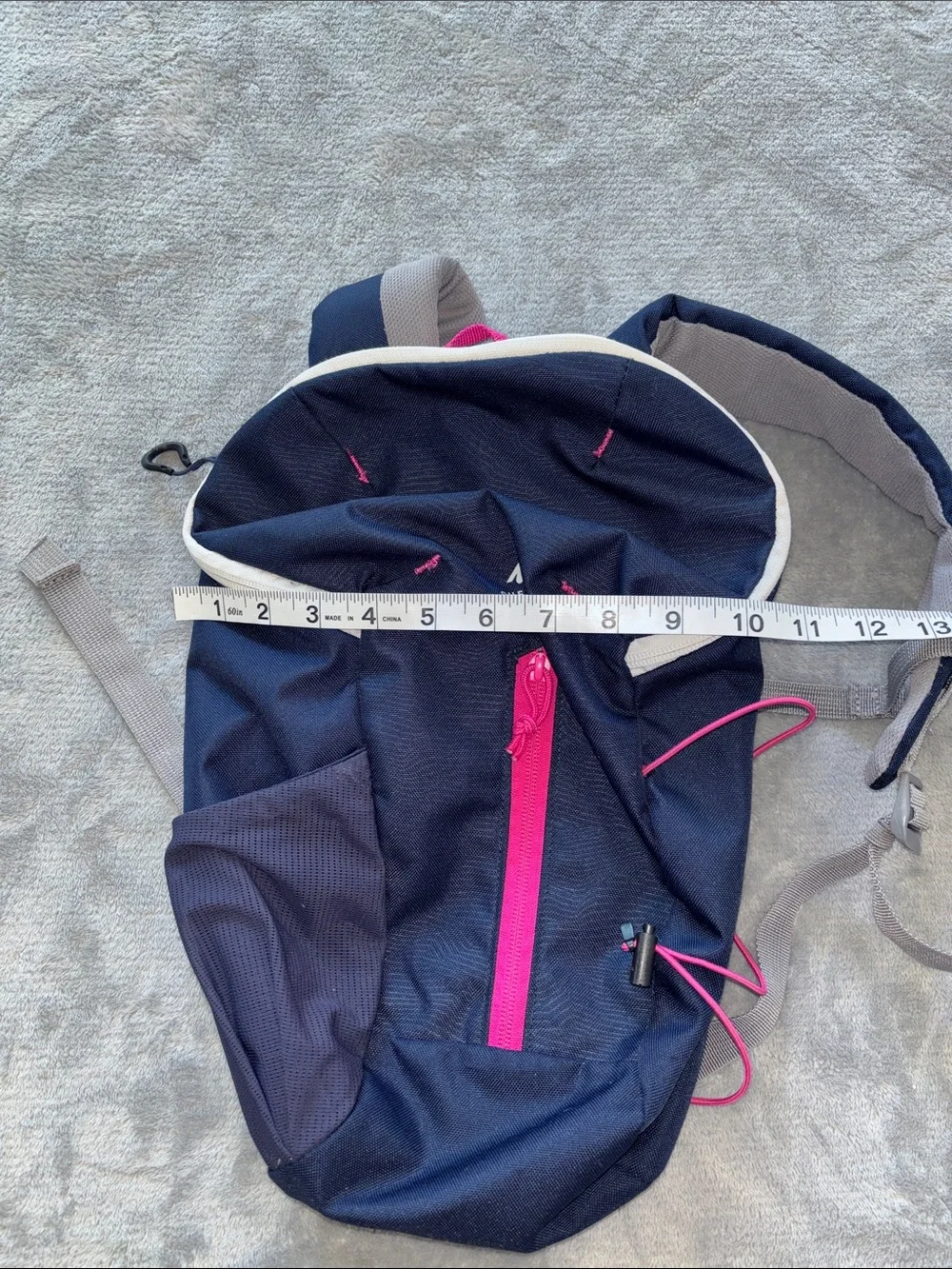 Quechua 10L kids navy pink backpack - Picture 8 of 9